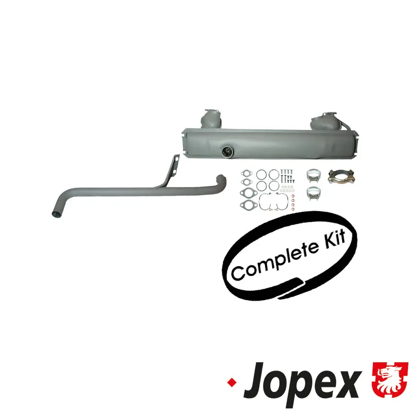 Exhaust Kit Complete, Kombi 1972-79 1