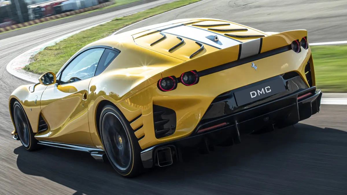 Dmc Ferrari 812 Competizione: Forged Carbon Fiber Rear Bumper: Fits The Oem Sf Superfast Coupe & Gts Spider 1