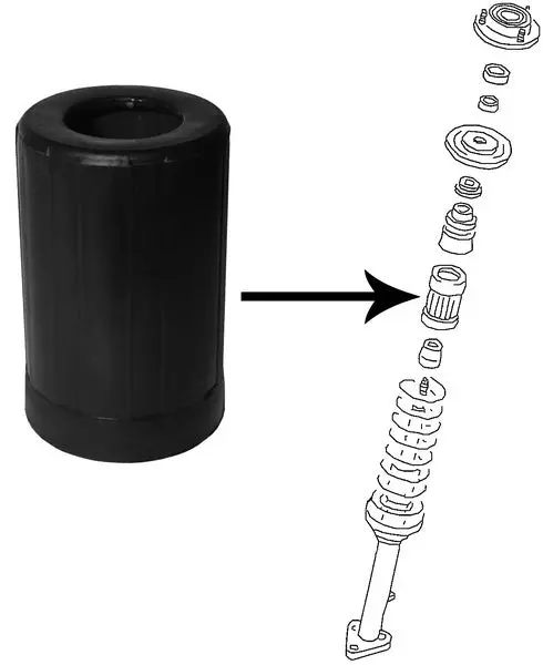 Front Shock Sleeve, Beetle/T25 1