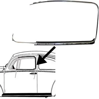 Window Trim For Left And Right - Beetle 1964 To 1979 3