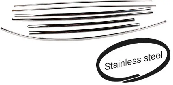 Body Trim Aluminium 7Pc, Beetle 1952-62 1