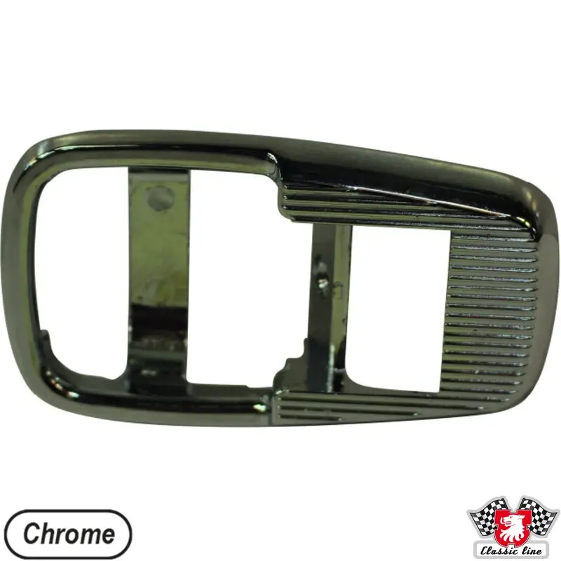 Interior Door Handle Trim, Chrome Kombi 1968-72 1