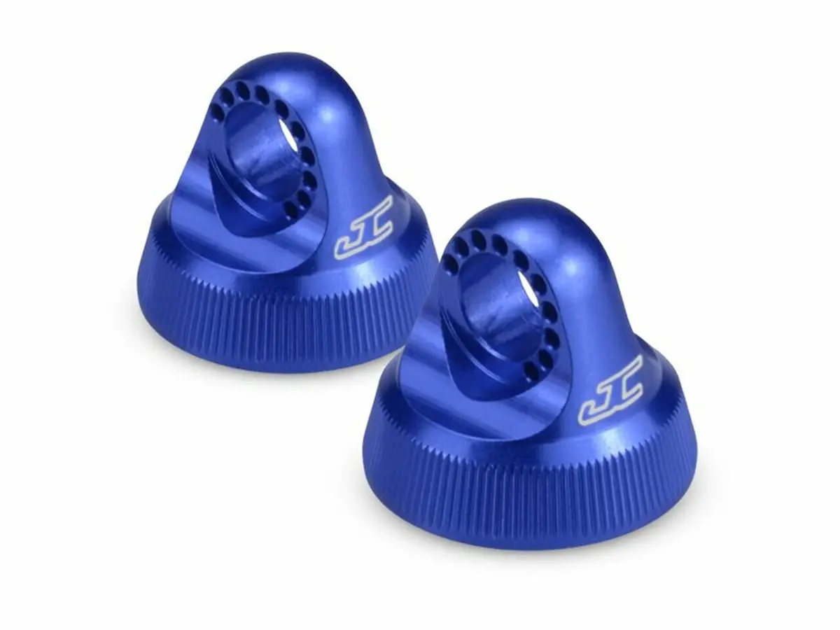 2490-1 Fin, 12Mm V2 Shock Cap (Blue Or Black)(Fits Associated 12Mm Shocks) 1