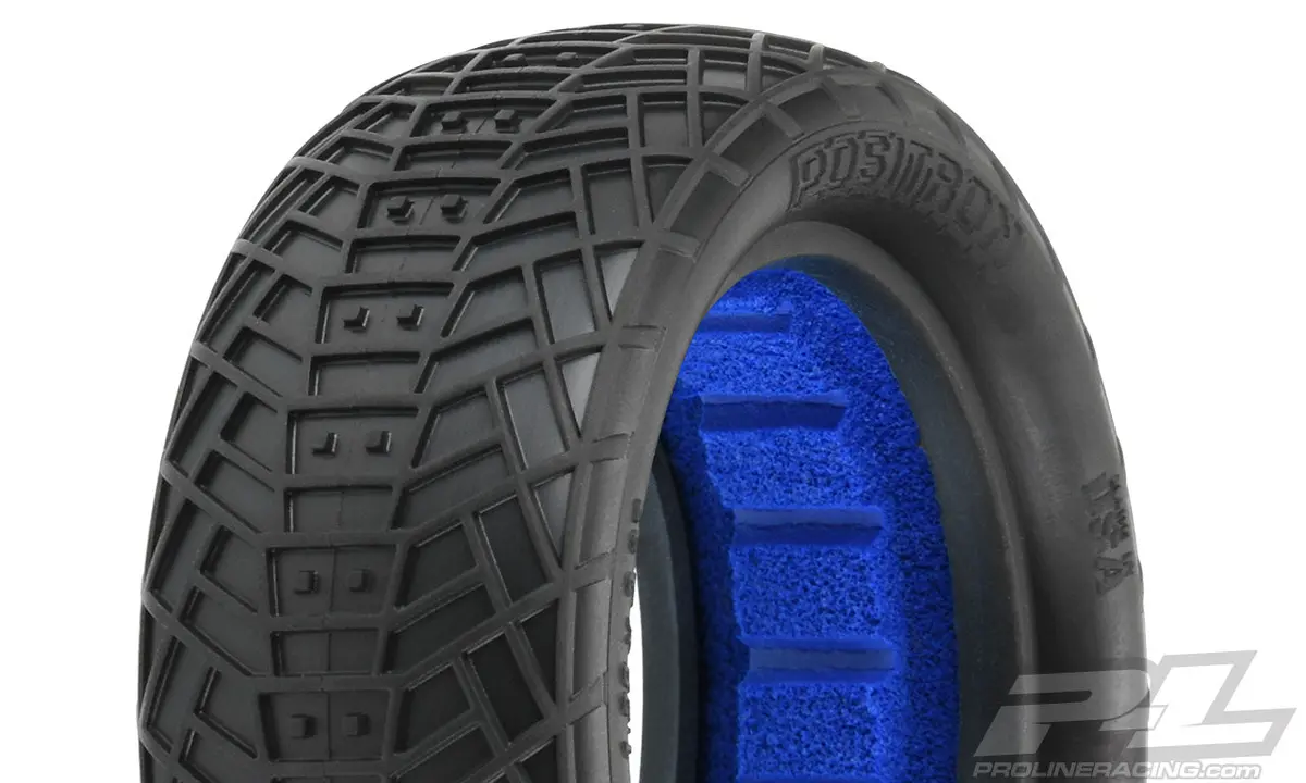 8258-203 Positron 2.2" 4Wd S3 (Soft) Off-Road Buggy Front Tires (With Closed Cell Foam) 1