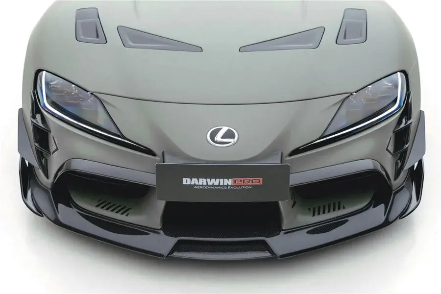 Darwinpro 2019+ Toyota Gr Supra (J29 & Db) A90 A91 Bkss Carbon Fiber Front Lip Spoiler 1