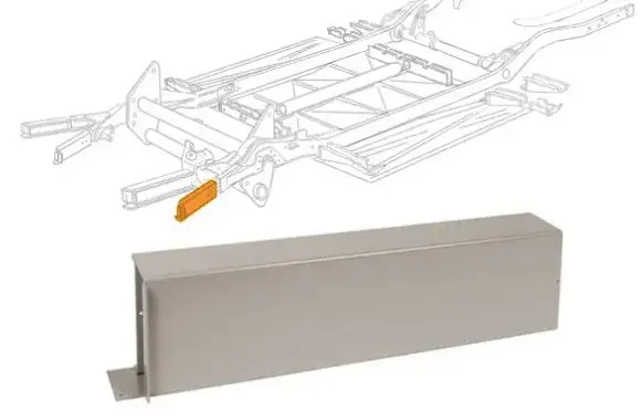 Front Chassis Leg Section, Kombi 1967—1972 1