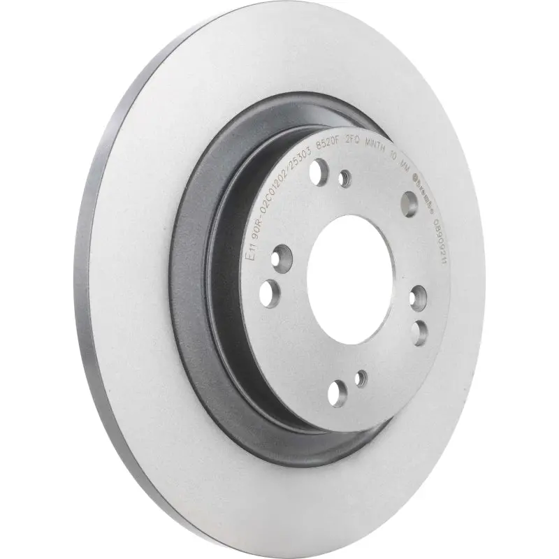 Brembo Front Grooved Brake Rotors With Uv Coating For 2015–2018 Porsche Macan 1