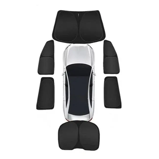 6Pcs Set Window Sunshade Covers For Tesla Model S 1