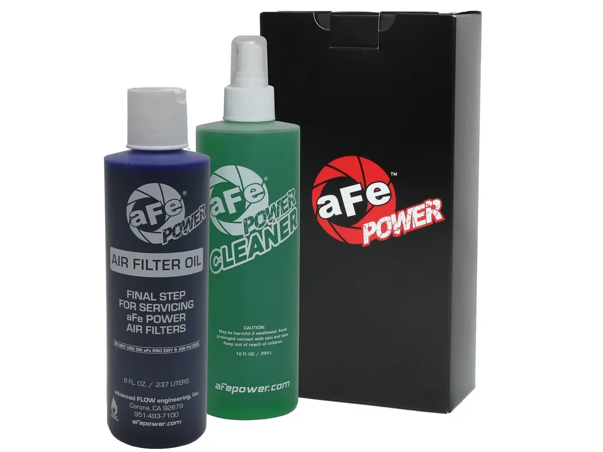 Afe Air Filter Restore Kit: 8 Oz Blue Oil & 12 Oz Power Cleaner (90-50501) 1