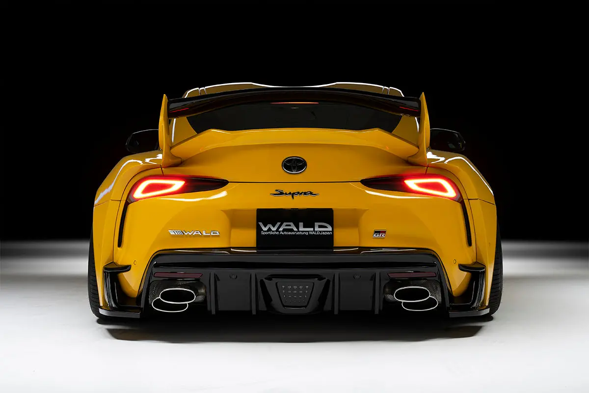 Wald Sports Line Rear Wing Spoiler For Toyota Supra A90 1