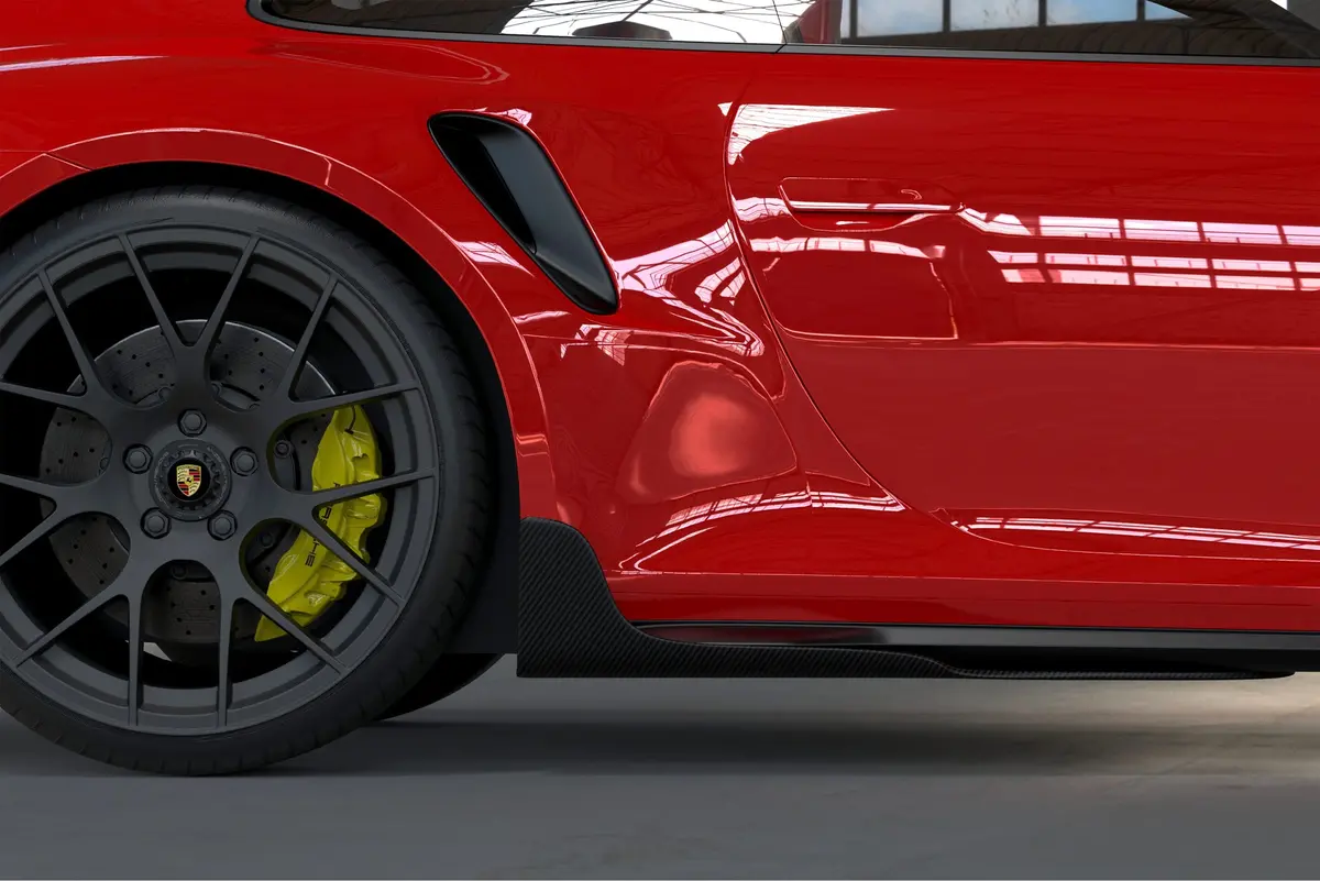 Dmc Porsche 992 Forged Carbon Fiber Side Skirts Fit Carrera, Targa, Cabriolet & Turbo S 1