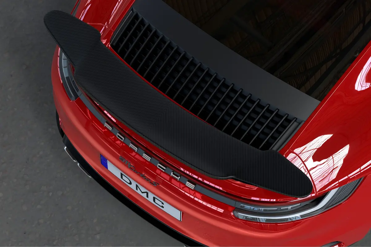 Dmc Porsche 992 Turbo S : Carbon Fiber Rear Wing : Oem Replacement Spoiler : Fits The Coupe & Cabriolet (Convertible) 1