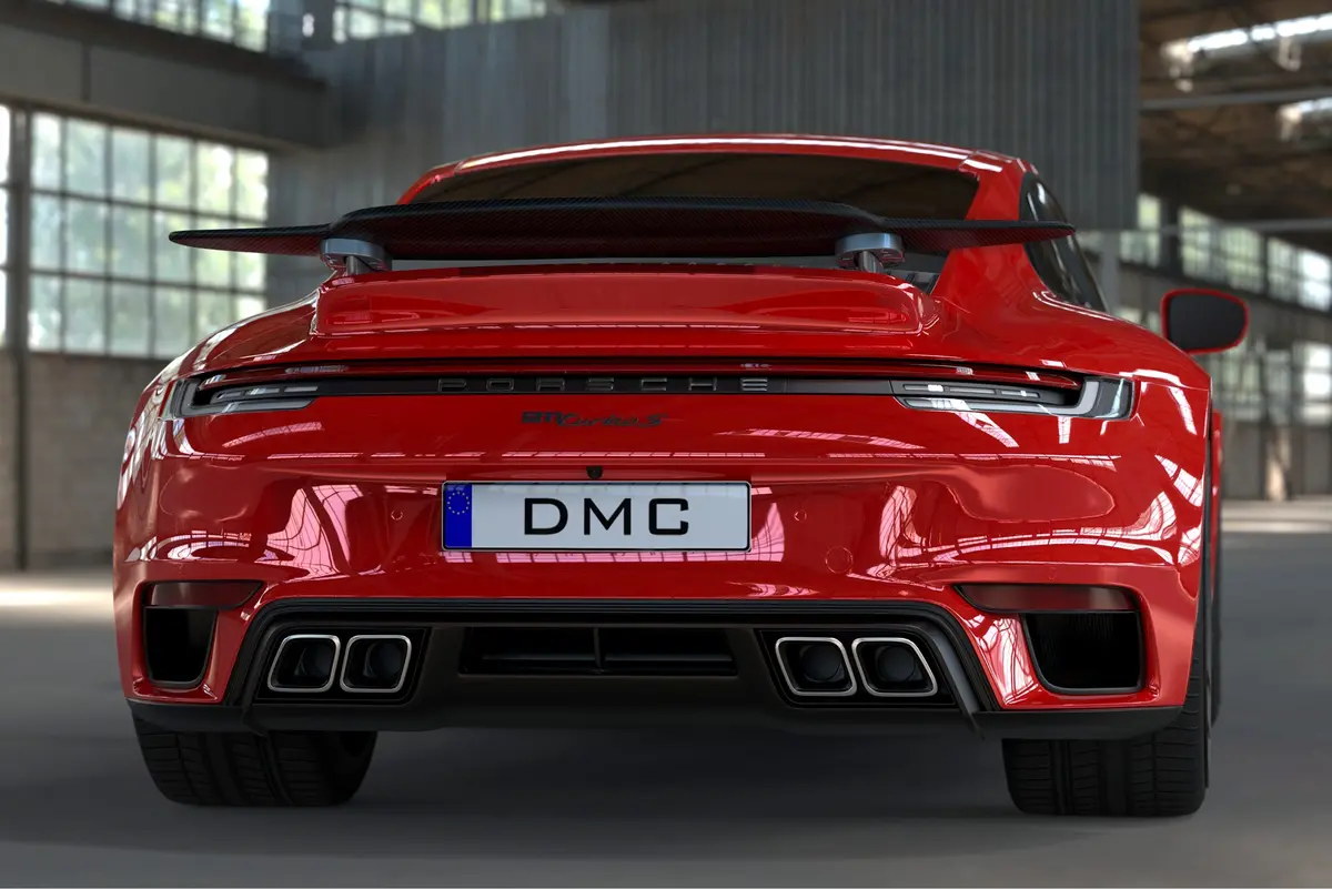 Dmc Porsche 992 Turbo S Carbon Fiber Rear Wing Oem Replacement Spoiler Fits The Oem Coupe 1