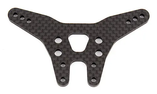 91770 Rc10b6.1 Rear Shock Tower, Tall, Carbon Fiber 1