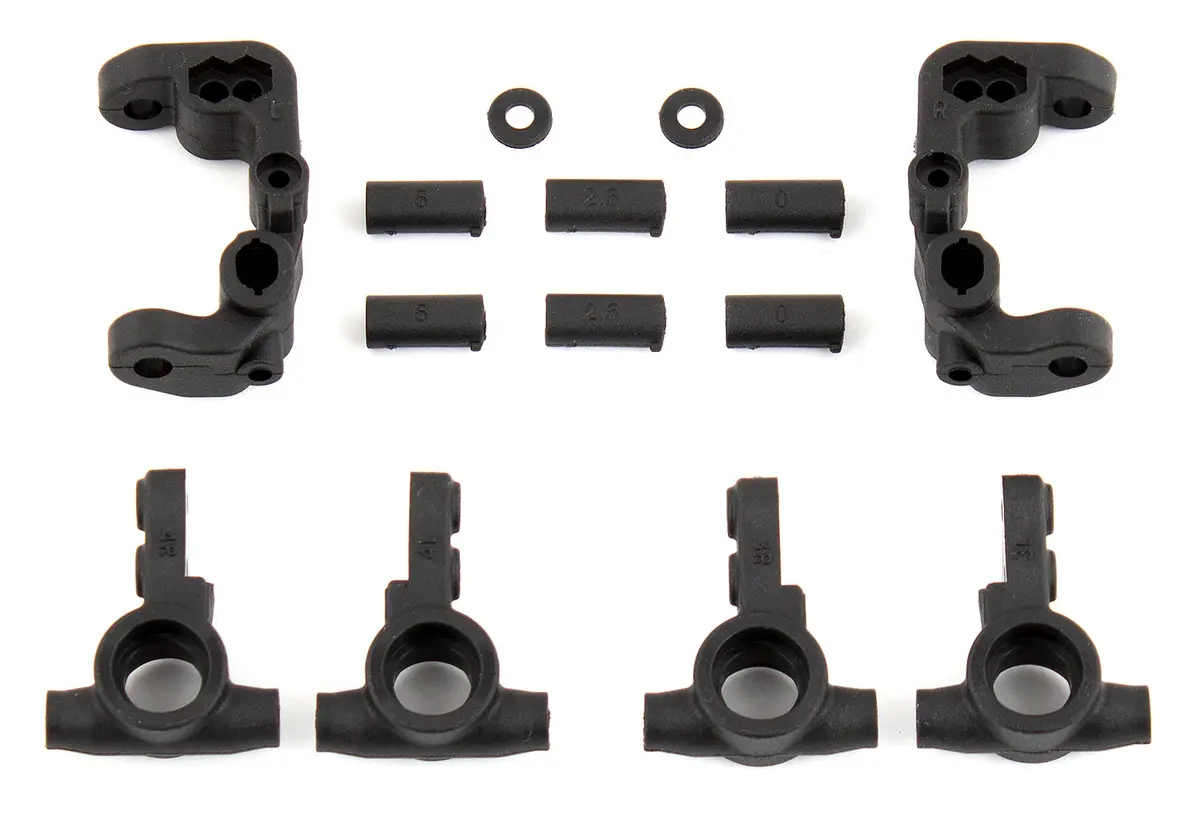 91776 Rc10b6.1 Caster / Steering Blocks 1