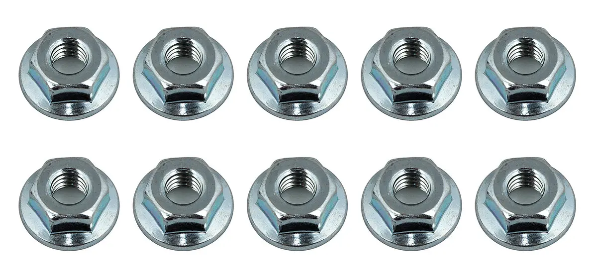 91826 M4 Serrated Wheel Nuts (10Pcs) 1