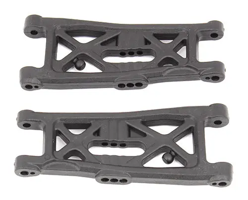 91872 Rc10b6 Ft Front Suspension Arms, Gull Wing, Carbon Fiber 1