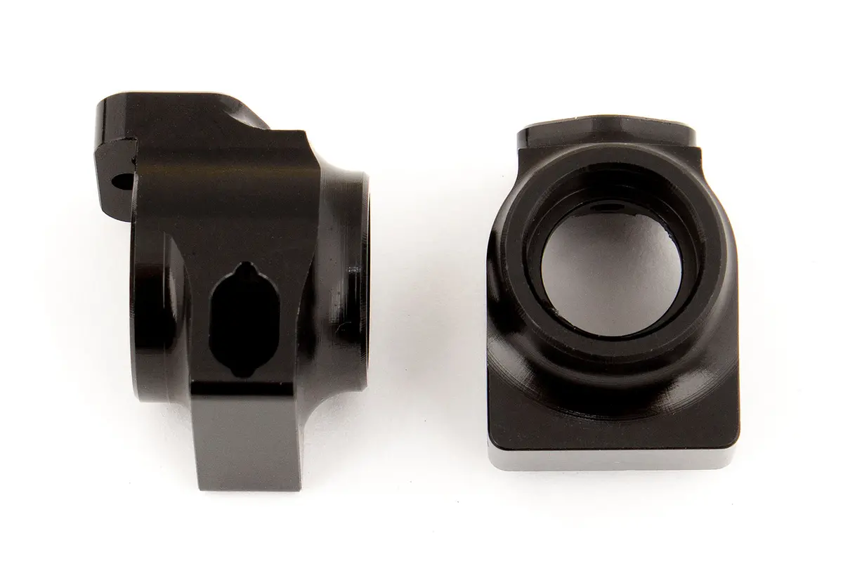 92099 B64 Ft Aluminum Rear Hubs (Black) 1