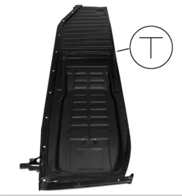 Floor Pan, Heavy Duty, Left And Right - Beetle 1970 To 1972 1