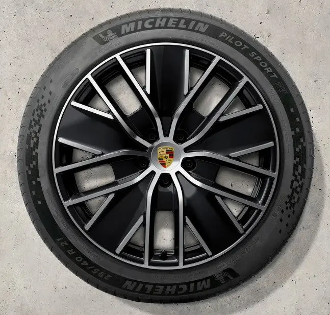 21” Porsche Design Macan H2 Ev Oe Wheels Set 1