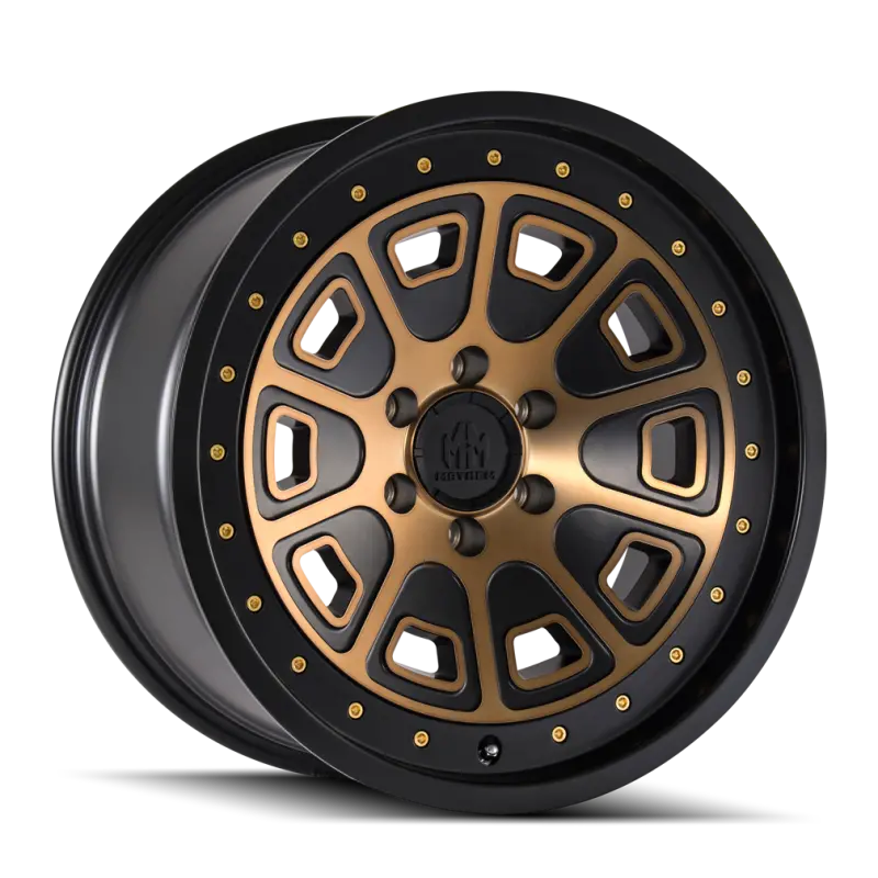 Mayhem 8301 Flat Iron Alloy Wheel – 20X9", 6X139.7, -38Mm Offset, 106Mm Hub (Matte Black W/ Bronze Tint) 1