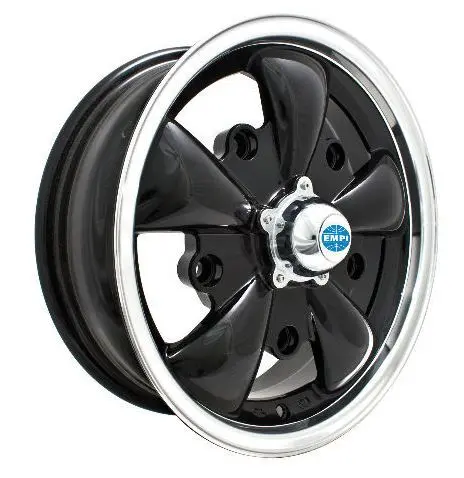 Wheels Gt-5-Spoke Empi 5.5 X 15 (5X205) Gloss Black 9690 1