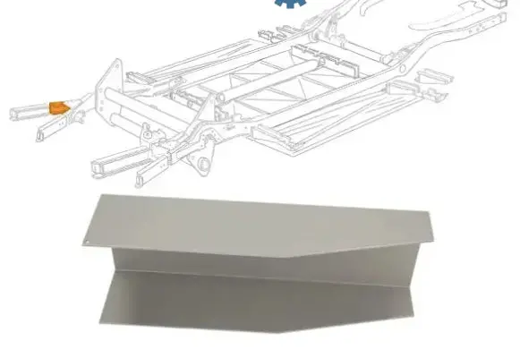 Front Chassis Leg, Kombi 1967–79 1