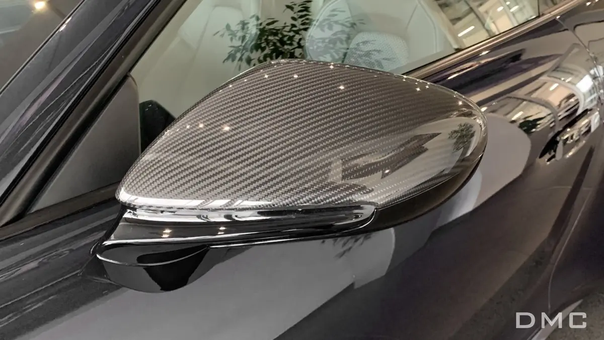 Dmc Porsche 992 Turbo S: Carbon Fiber Side View Mirror Caps Fits The Oem Coupe 3