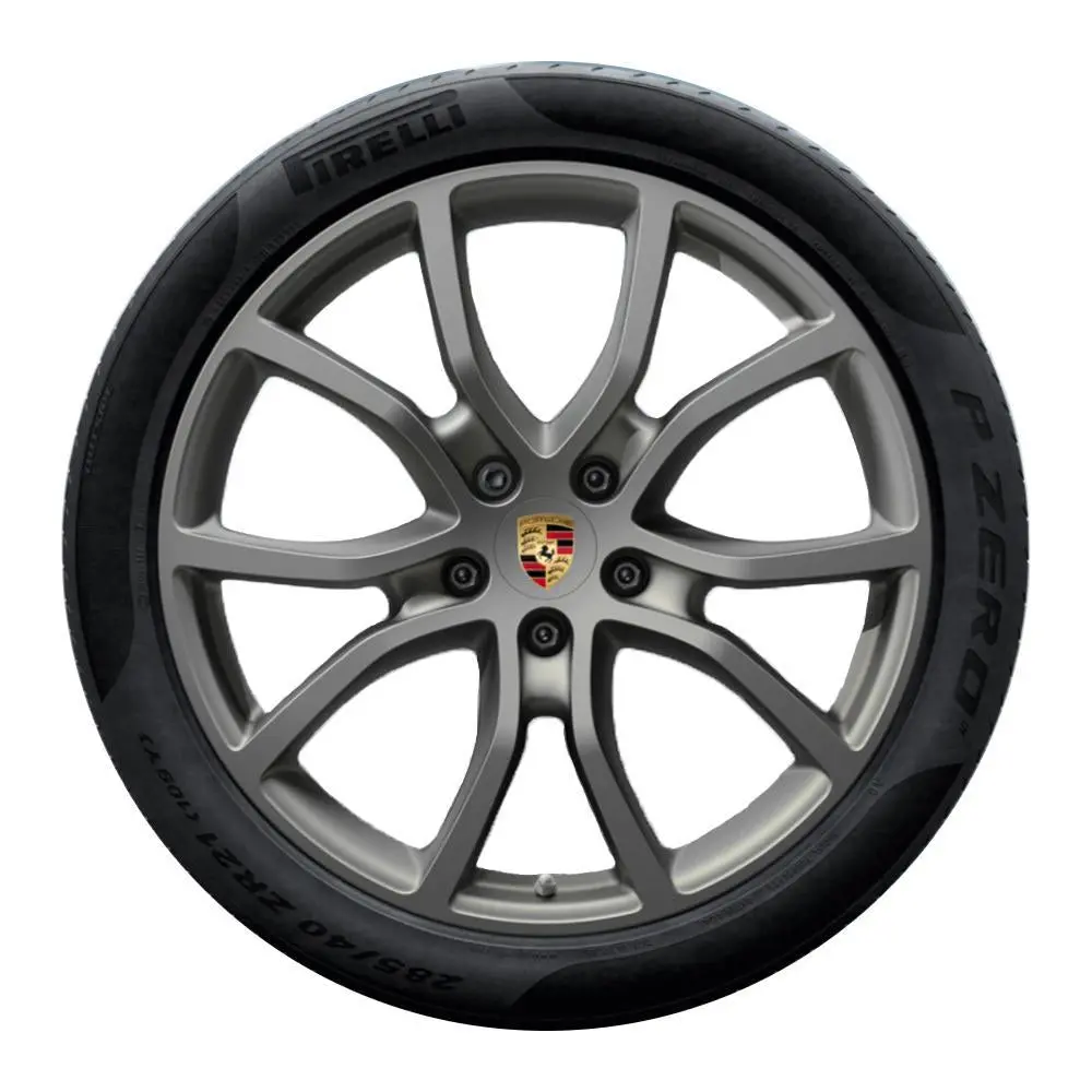 21” Porsche Cayenne Exclusive Design Oe Complete Wheels Set 1