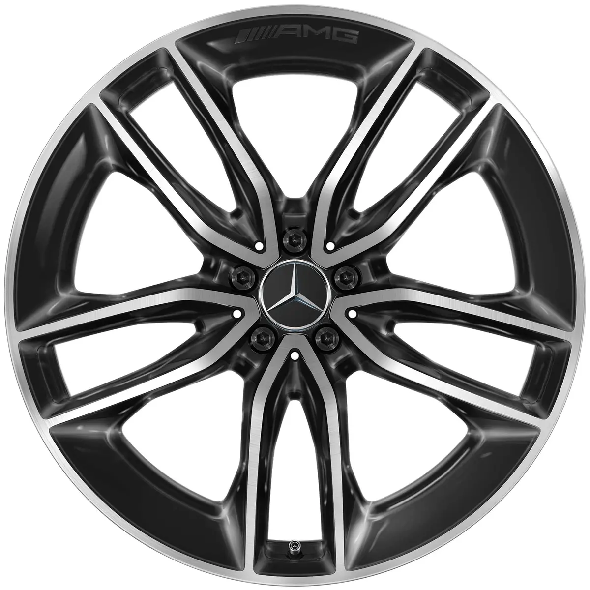 22” Mercedes-Benz Gle Amg 5 Double Spoke Wheels 1