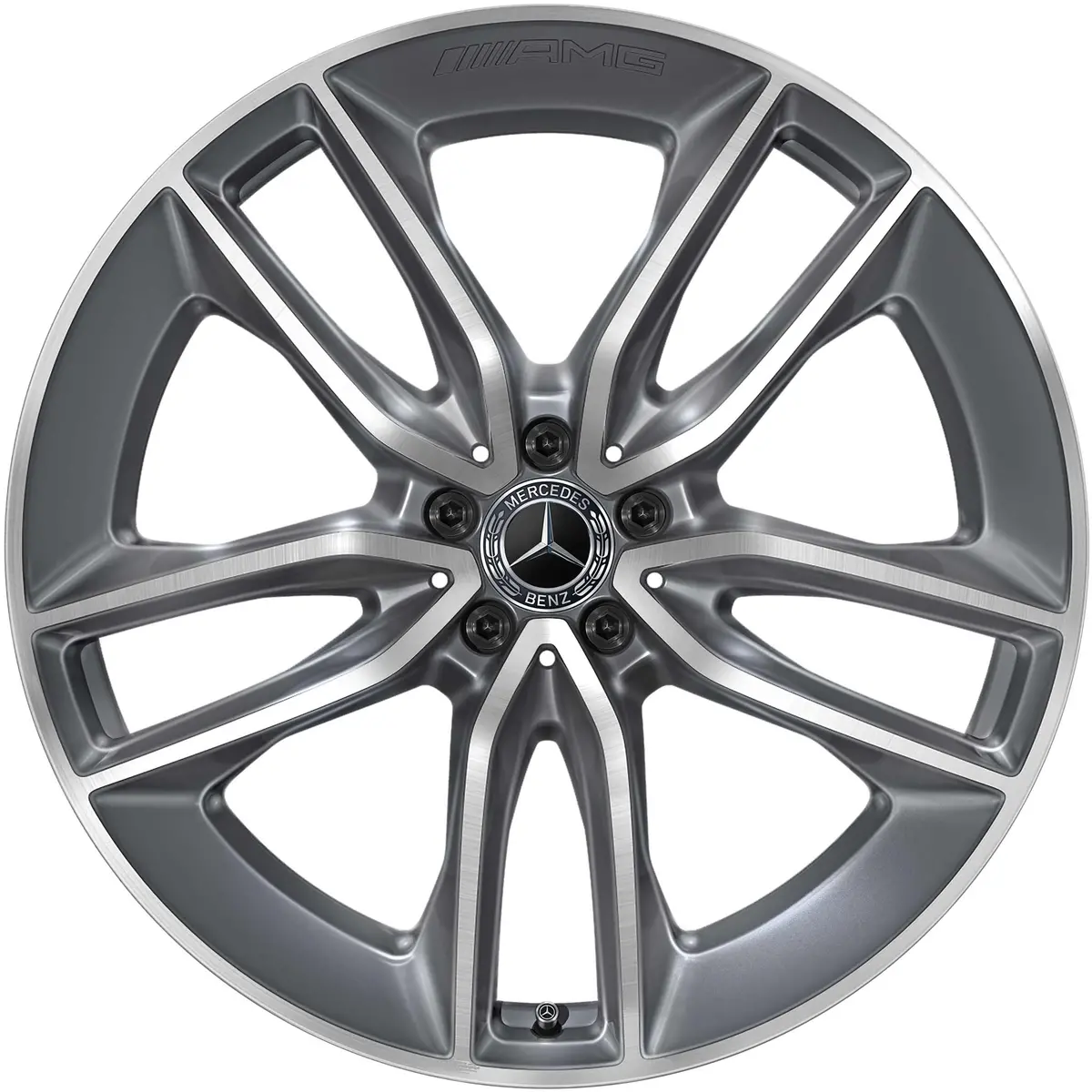 22” Mercedes-Benz Gle Amg 5 Double Spoke Wheels Set 1
