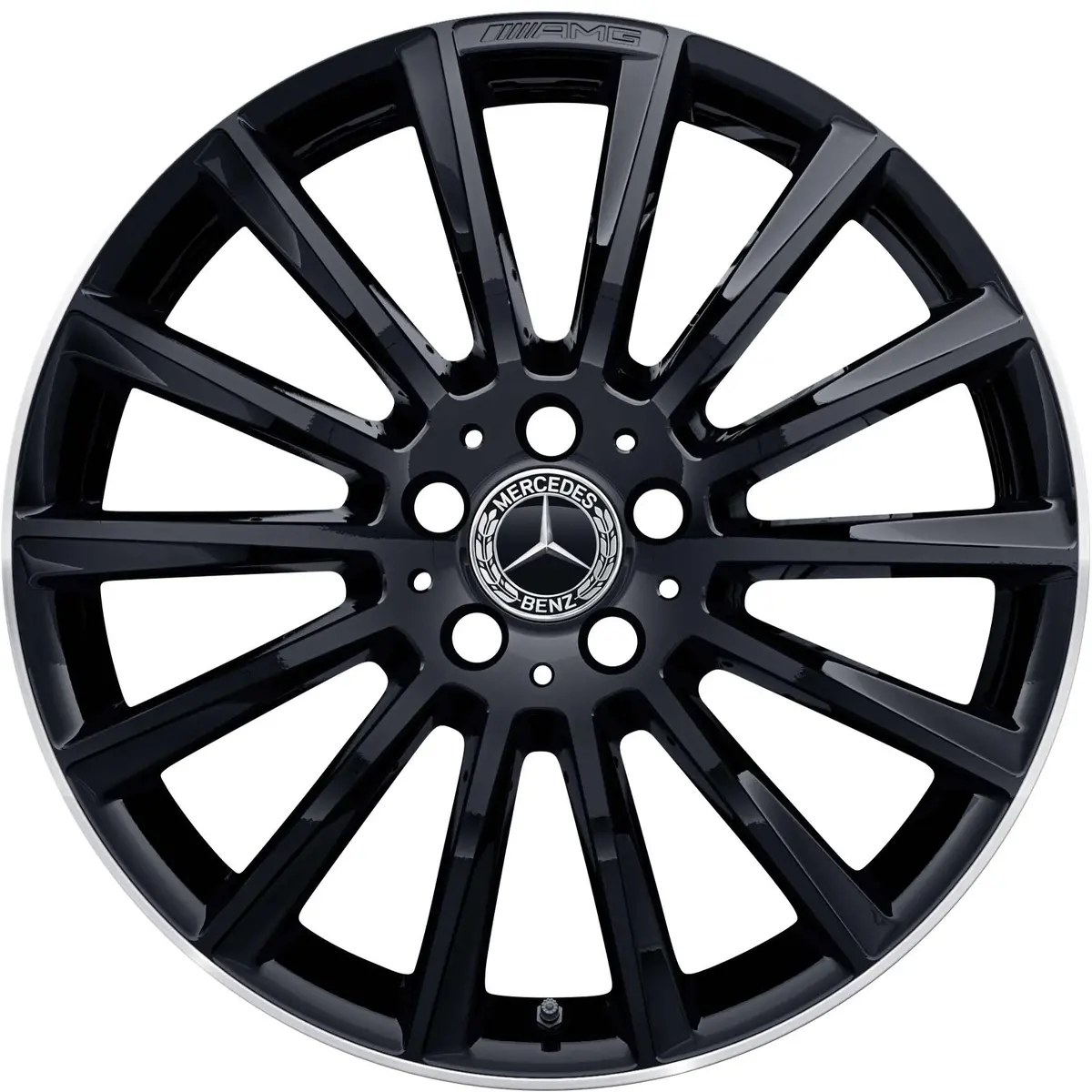 19" Mercedes-Benz C-Class W205 Amg 14 Spoke Oe Complete Wheels 1