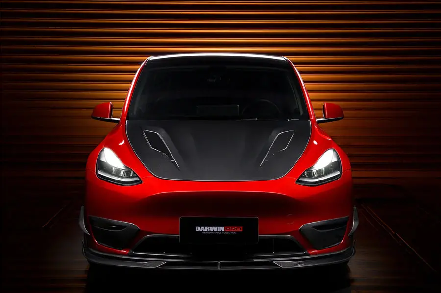 Darwinpro Carbon Fiber Front Hood Bonnet For Tesla Model Y 1