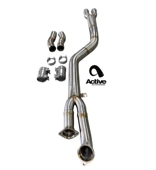 Active Autowerke Signature Single Mid-Pipe With G-Brace For Bmw G8x M 1