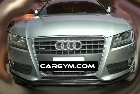 Audi A5 B8 2008+ Jms Style Carbon Fiber Front Lip Spoiler 1