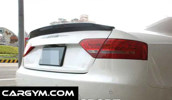 Audi A5 B8 C Style Carbon Fiber Rear Spoiler 1
