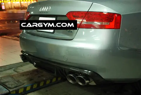 Audi A5/S5 2D Rg Style Carbon Fiber Rear Diffuser (Dual Outlet) 1