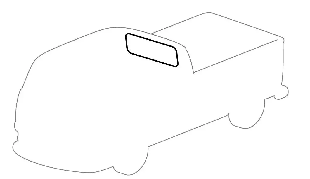 Rear Window Seal For Pick-Up 1