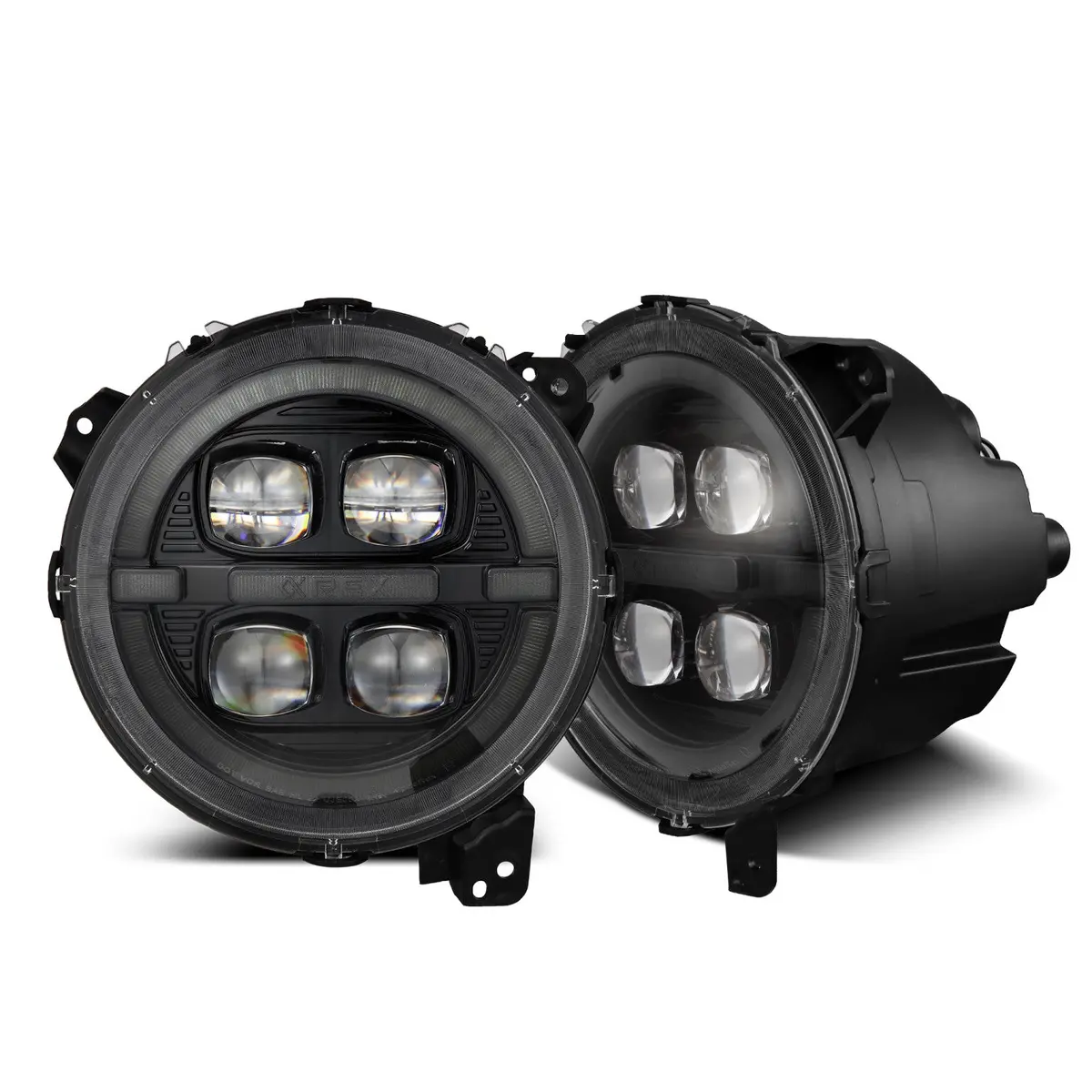 Alpharex 18-23 Jeep Wrangler Jl / Gladiator Jt Nova-Series Led Projector Headlights 3