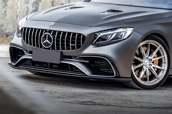 Darwinpro 2018-2021 Mercedes Benz C217 S63/S65 Amg Coupe Bkss Style Carbon Fiber Front Lip 1