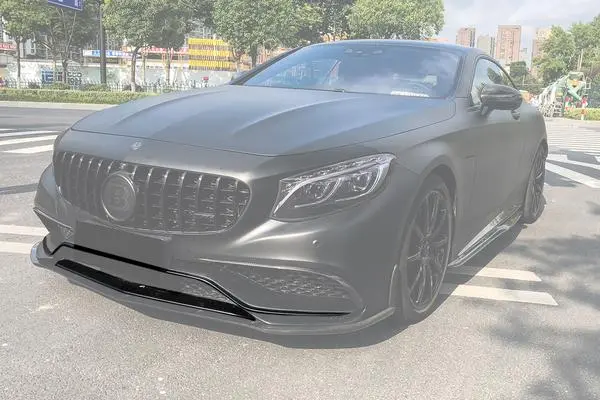 Darwinpro 2014-2017 Mercedes Benz C217 S63/S65 Amg Coupe Carbon Fiber Front Bumper Outer Trim 1