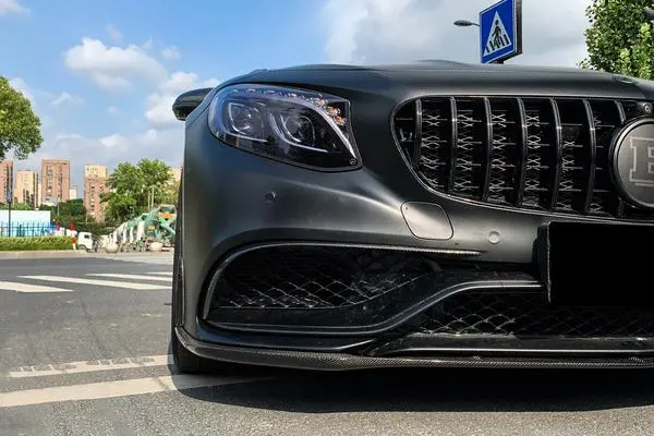 Darwinpro 2014-2017 Mercedes Benz C217 S63/S65 Amg Coupe Carbon Fiber Front Canards 1