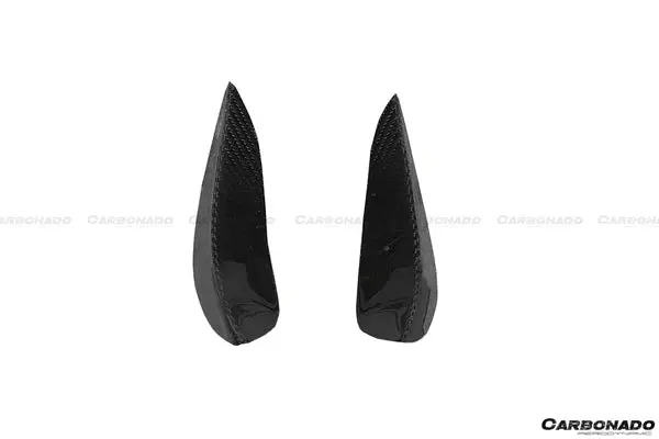 Carbonado 2015-2017 Mercedes Benz Amg Gt/Gts Rs Style Carbon Fiber Front Canards 1
