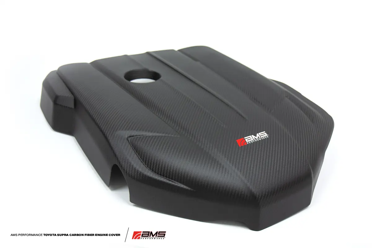 Ams Performance A90 Supra Carbon Fiber Engine Cover 1