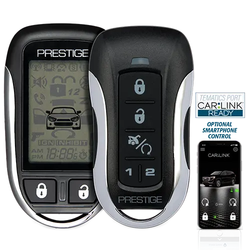 Prestige Aps997z  Two-Way Lcd Command Confirming Remote Start / Keyless Entry And Security System With Up To 1 Mile Operating Range (Install Only) 1