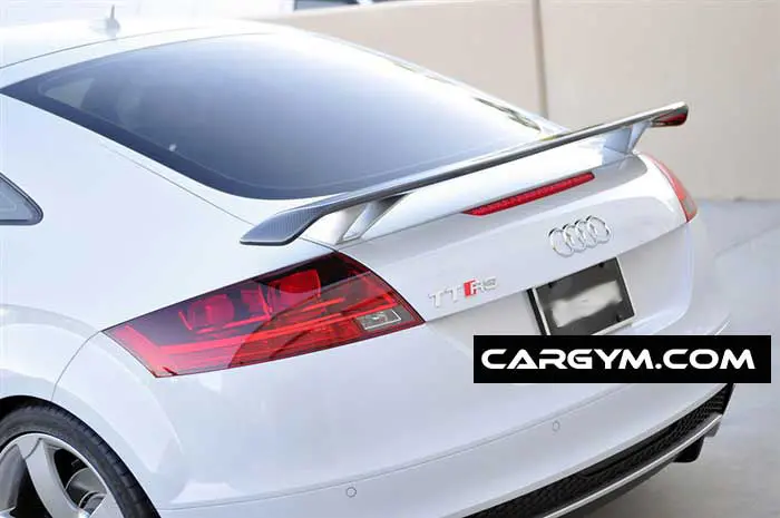 Audi Tt 8J Mk2 2006+ Tt Rs Style Carbon Fiber Rear Spoiler 1
