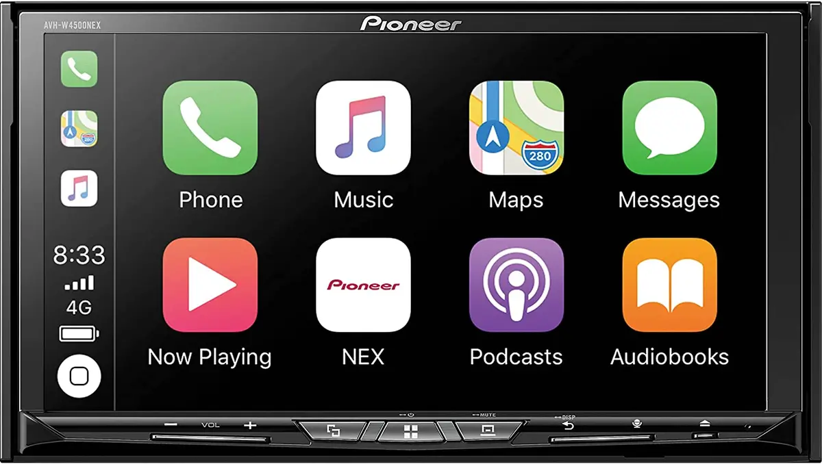 Pioneer Avh-W4500nex Double Din Wireless Mirroring Android Auto, Apple Carplay In-Dash Dvd/Cd Car Stereo Receiver 1