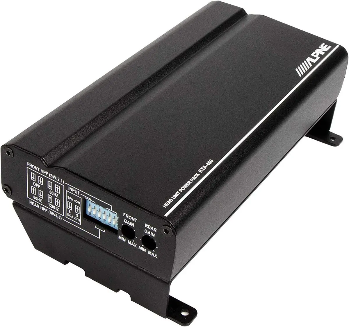 Alpine Kta-450 Compact 4 Channel Amplifier, 50 Watts Rms X 4 1