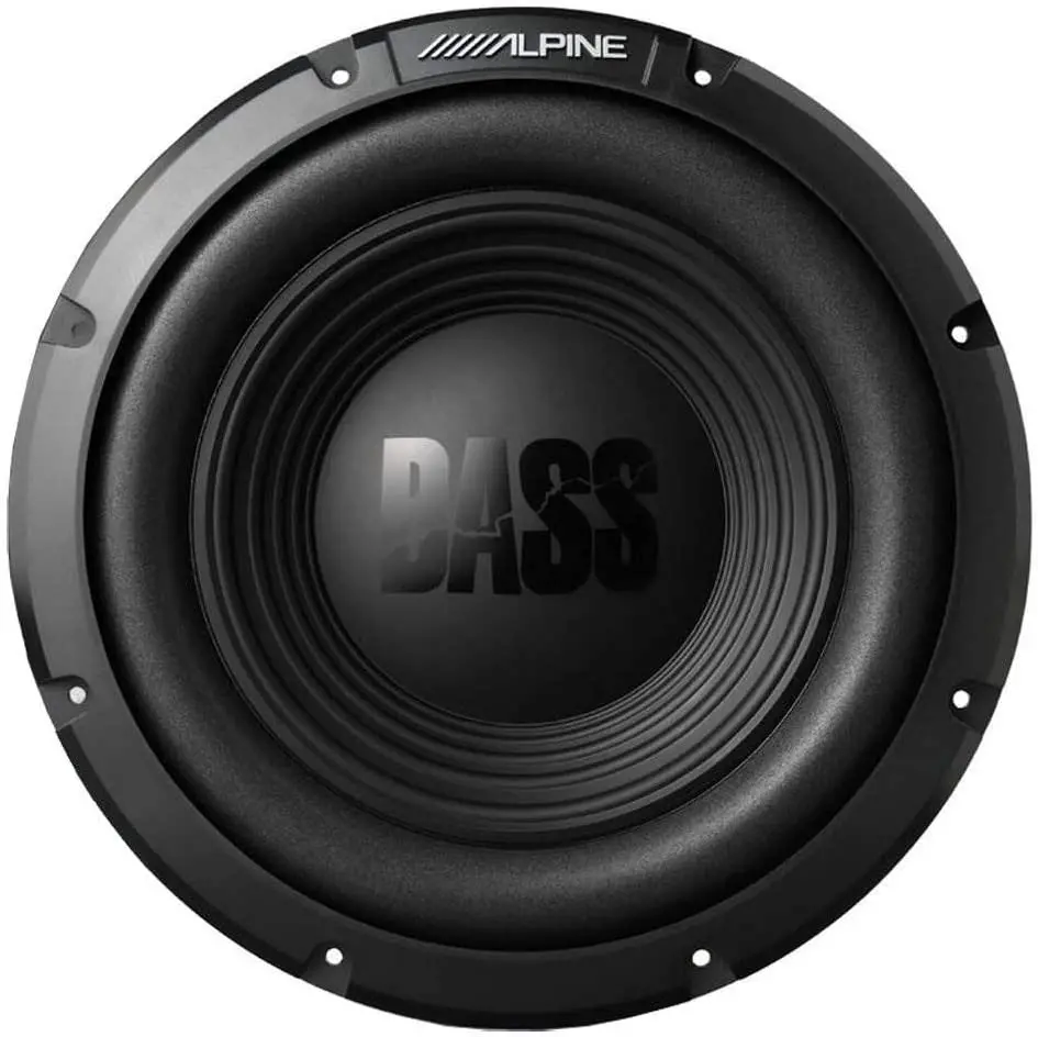 Alpine  W10s4 Bass Line Series 10" 4-Ohm Subwoofer 1
