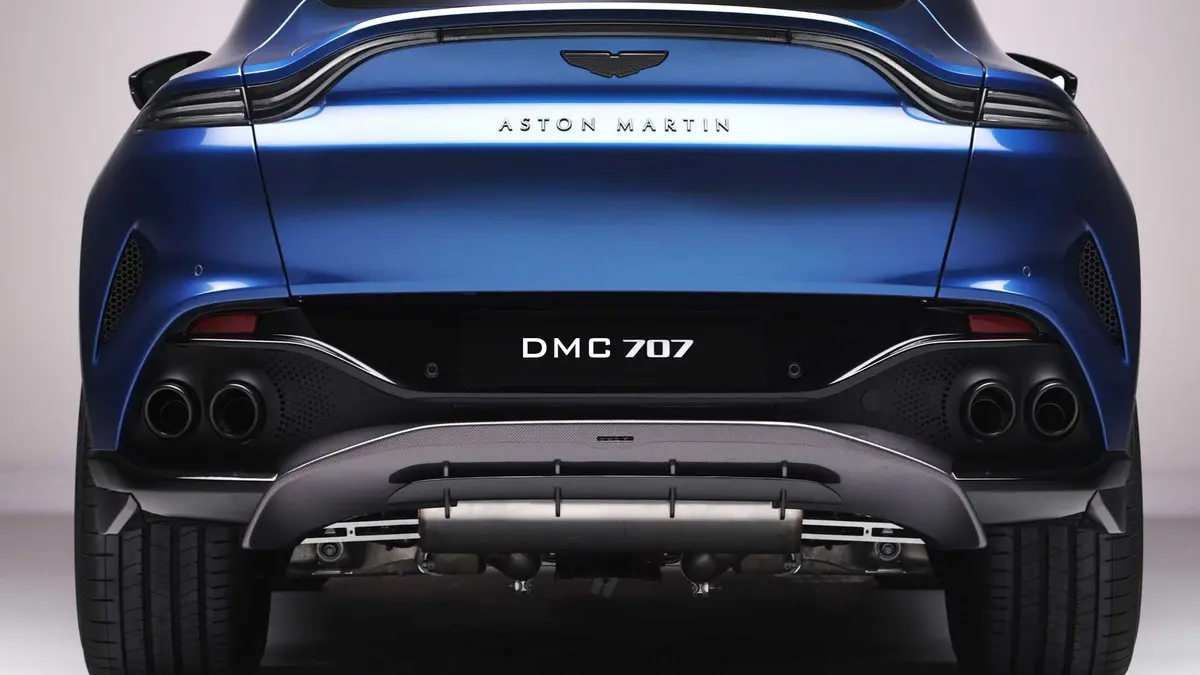 Dmc Aston Martin Dbx: Forged Carbon Fiber Zentral Rear Diffuser 707: Fit The Oem Suv & Q & Dbx707 1
